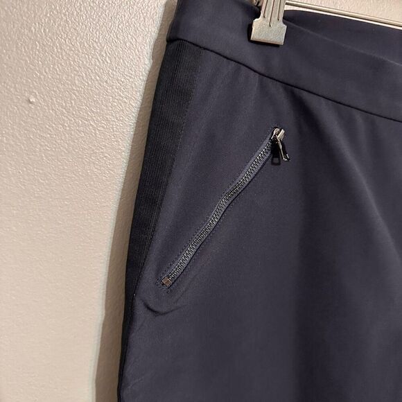 Rebecca Taylor Ava Techy Pants Trouser Navy Black size 8 - Picture 6 of 10